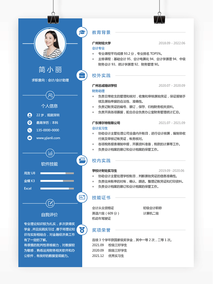 简历封面word下载电子版fm13-个人简历详情【图】