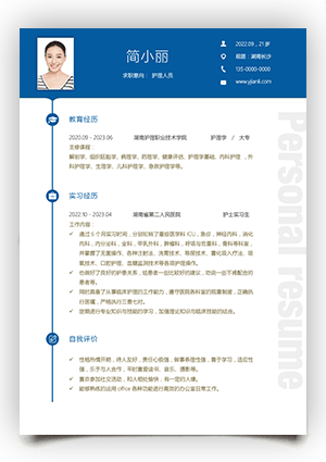 个人简历电子版模板sj41手机好编辑填写